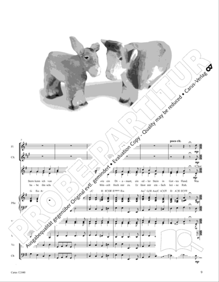 Ochs und Esel wissen mehr Orchestra scores gallery preview page 9