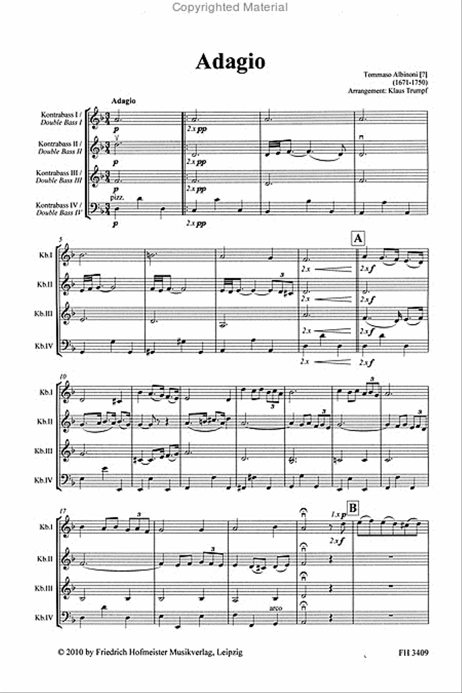 Bassiona-Barock Double Bass scores gallery preview page 2