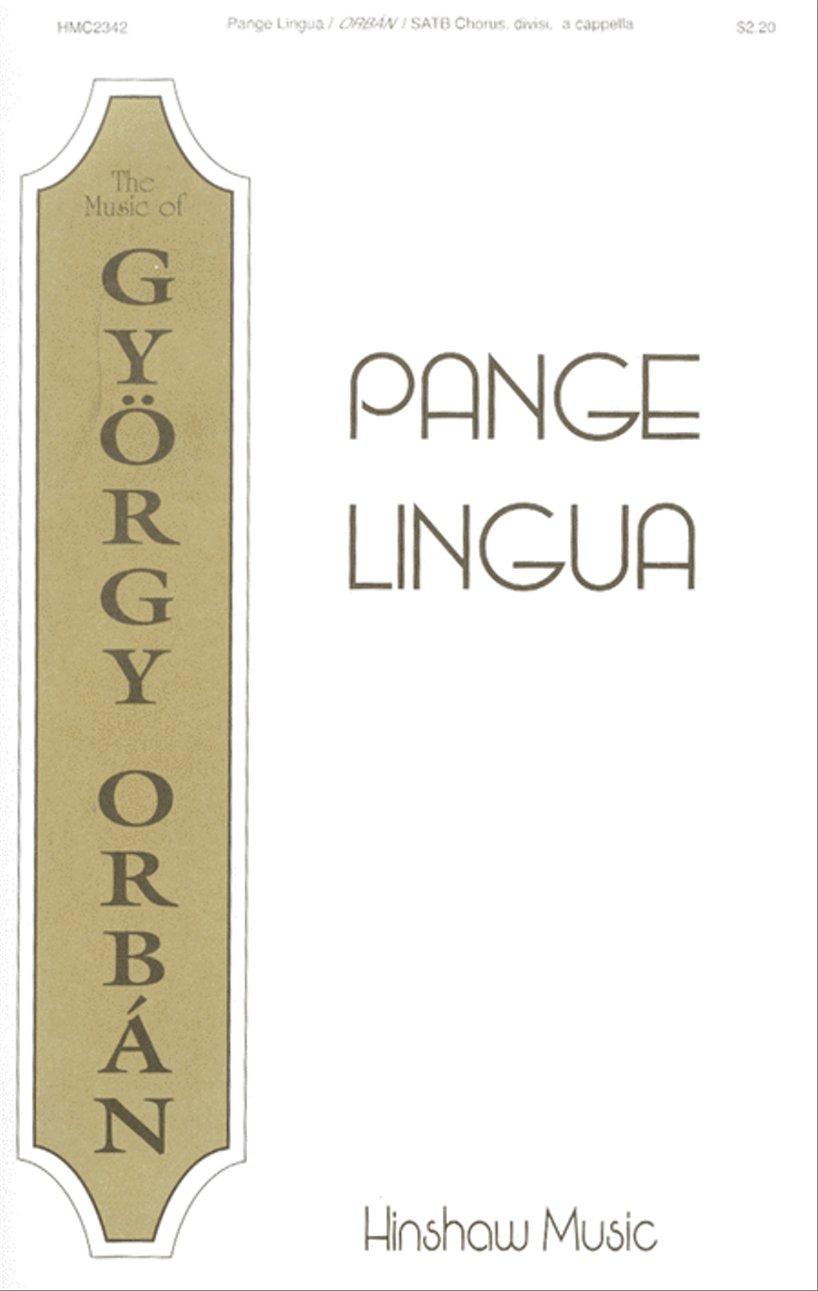 Pange Lingua 4-Part scores gallery preview page 1