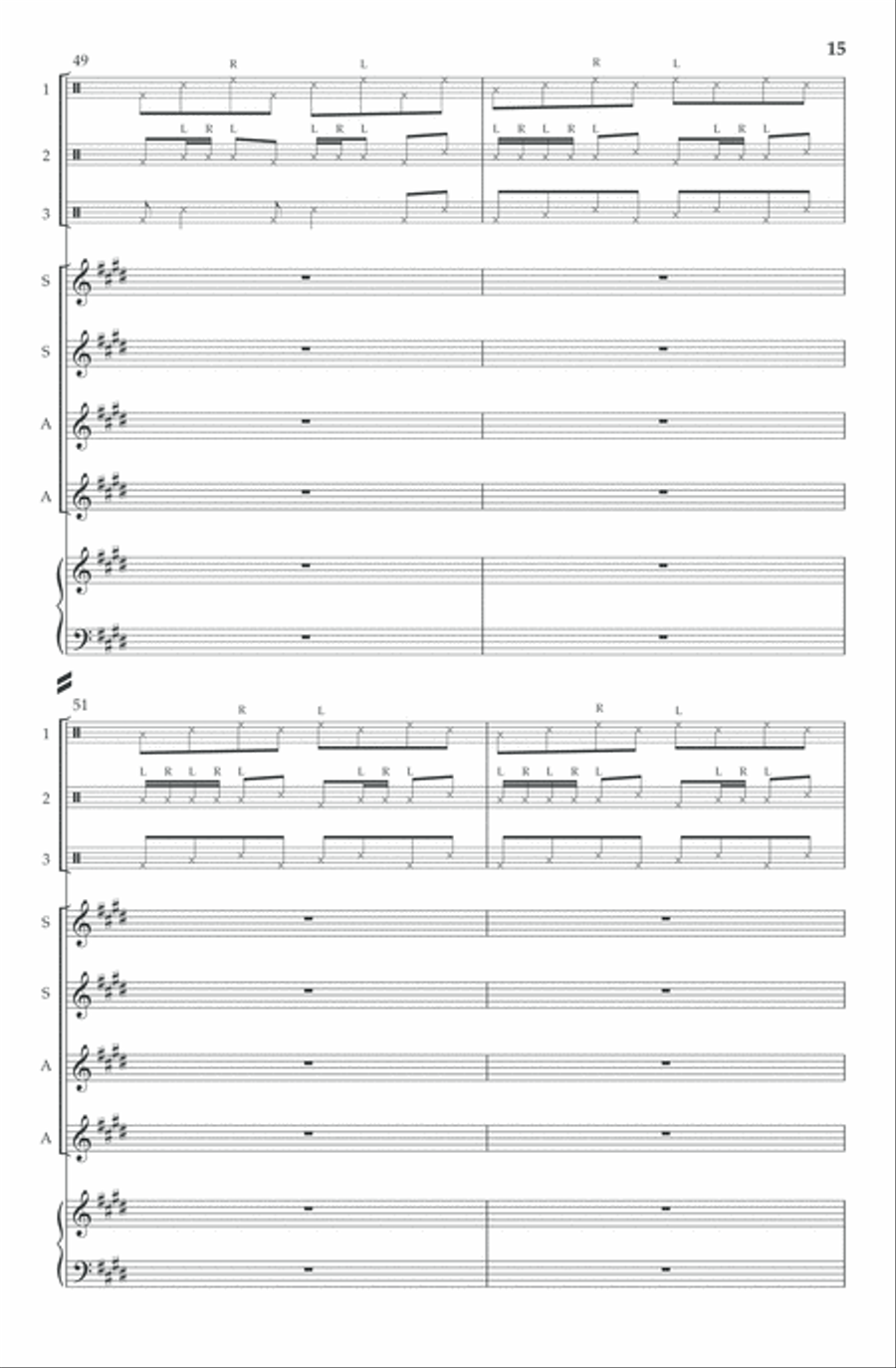 I'll Tell My Ma (SSAA) SSAA scores gallery preview page 16