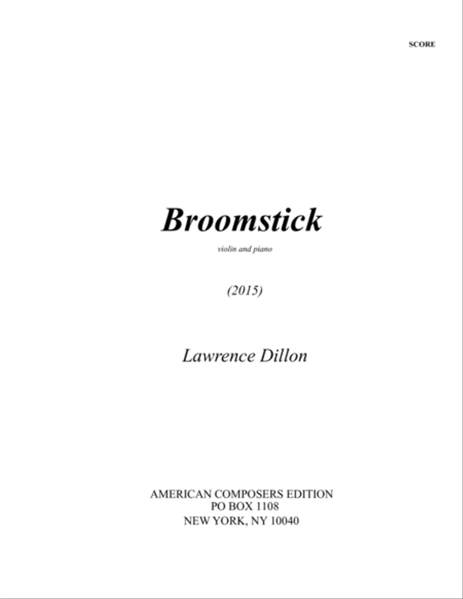 [Dillon] Broomstick Violin Solo scores gallery preview page 3