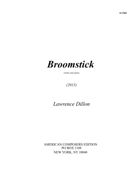 [Dillon] Broomstick