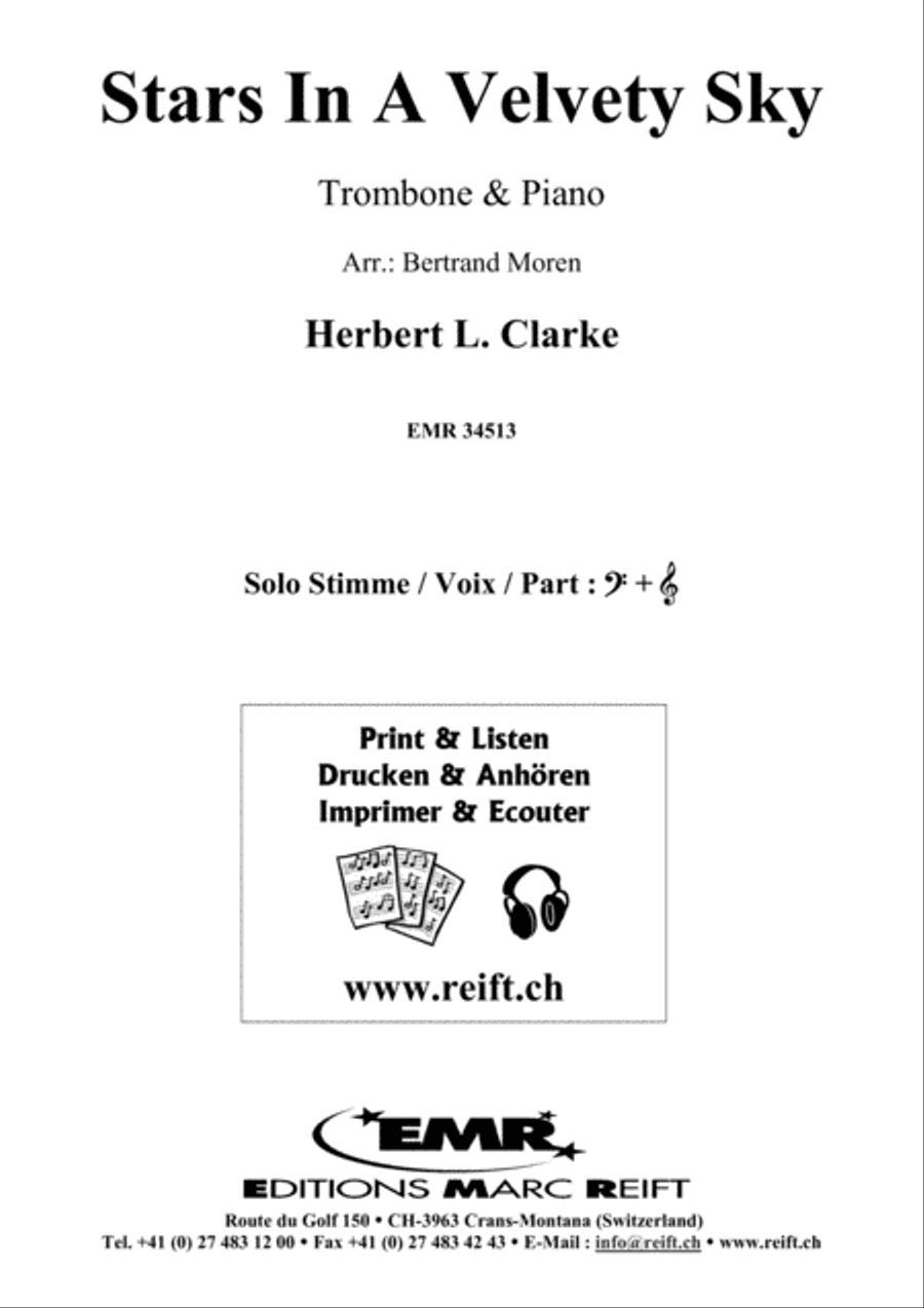 Stars In A Velvety Sky Piano Accompaniment scores gallery preview page 1