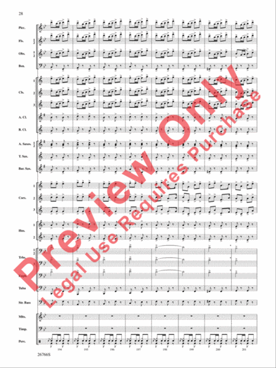 A Christmas Festival A Christmas Festival Concert Band scores gallery preview page 29