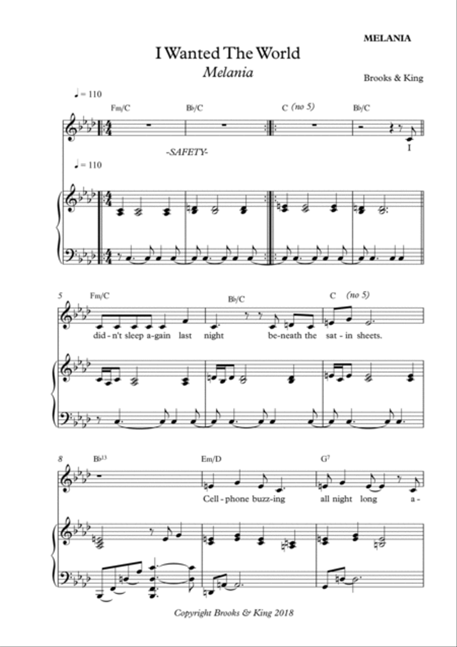 MELANIA Voice scores gallery preview page 3