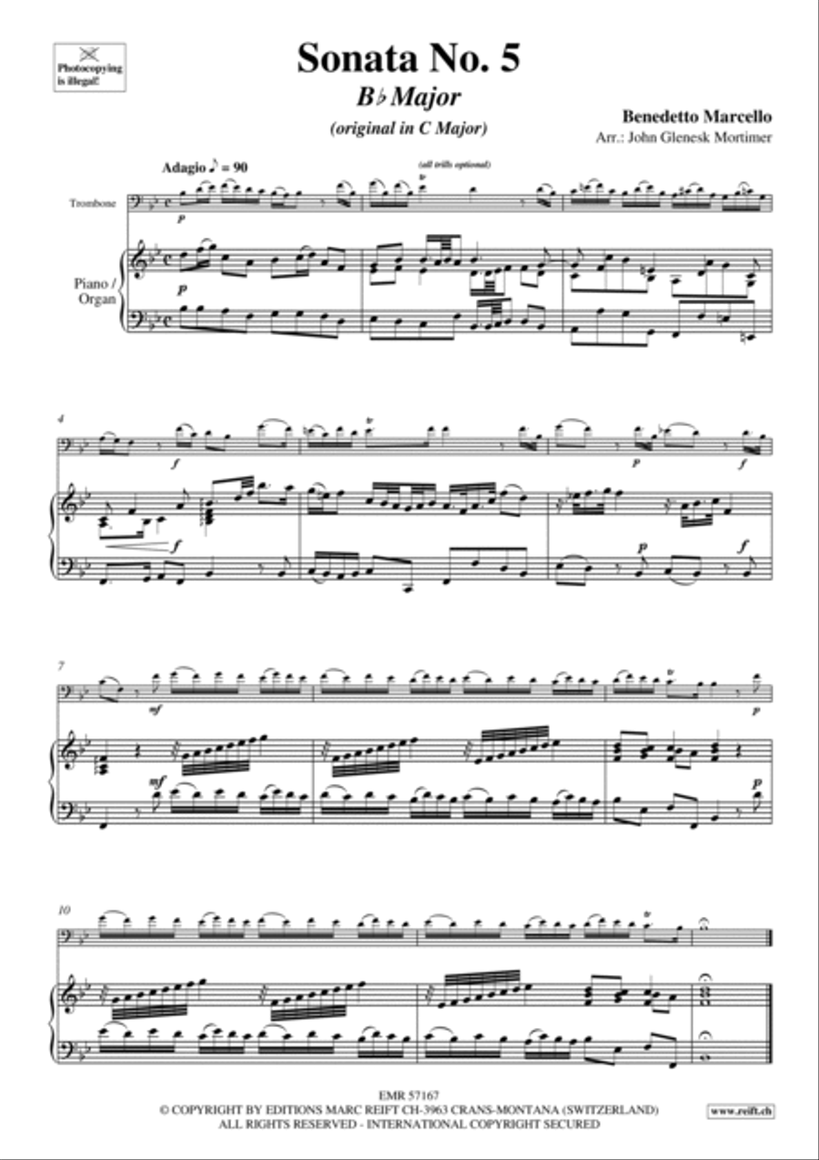 Sonata No. 5 Organ scores gallery preview page 4