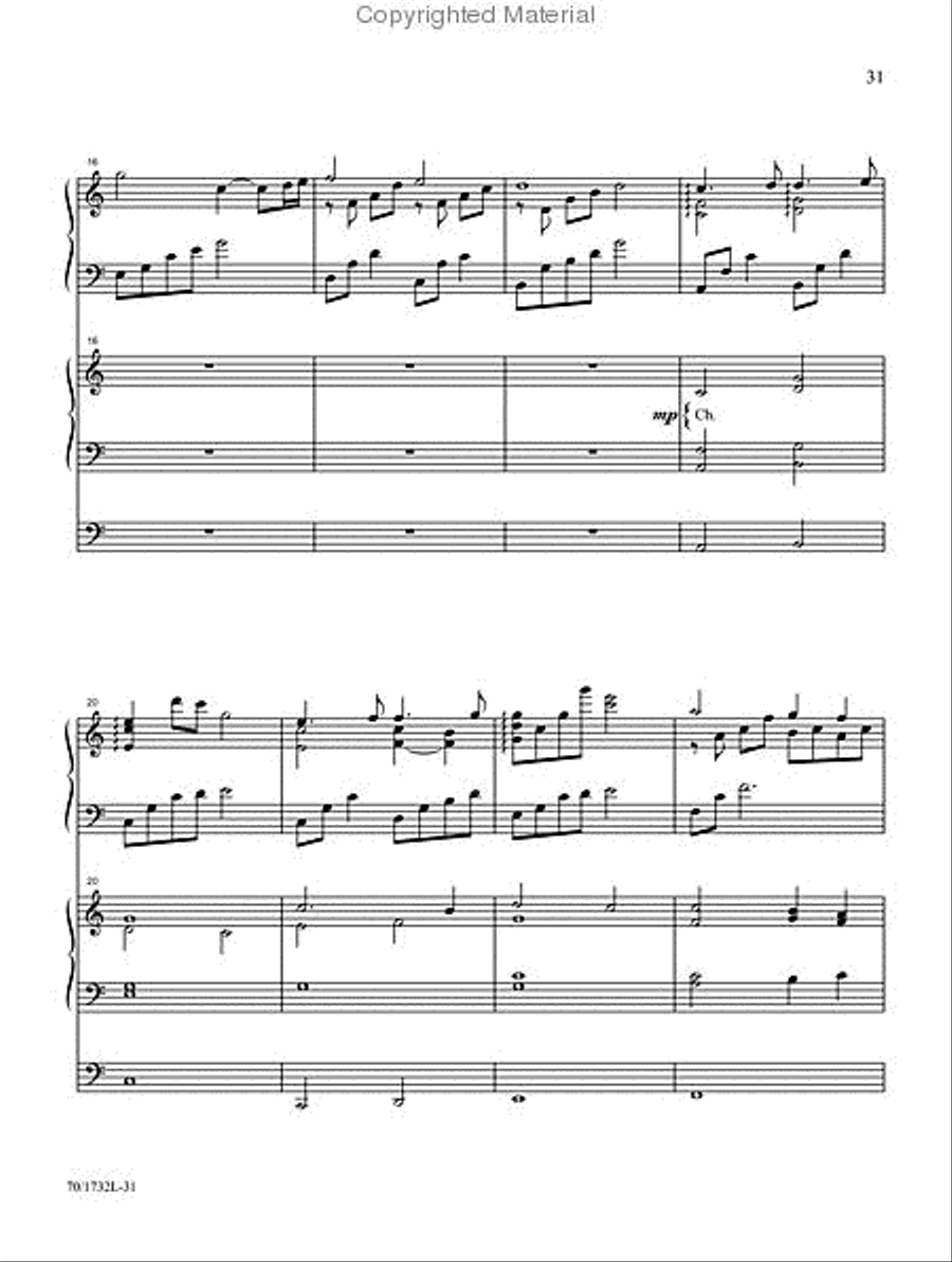 Powerful Praise Organ scores gallery preview page 7