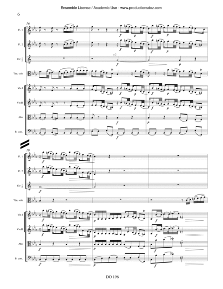 Concerto for trombone (score) Orchestra scores gallery preview page 6