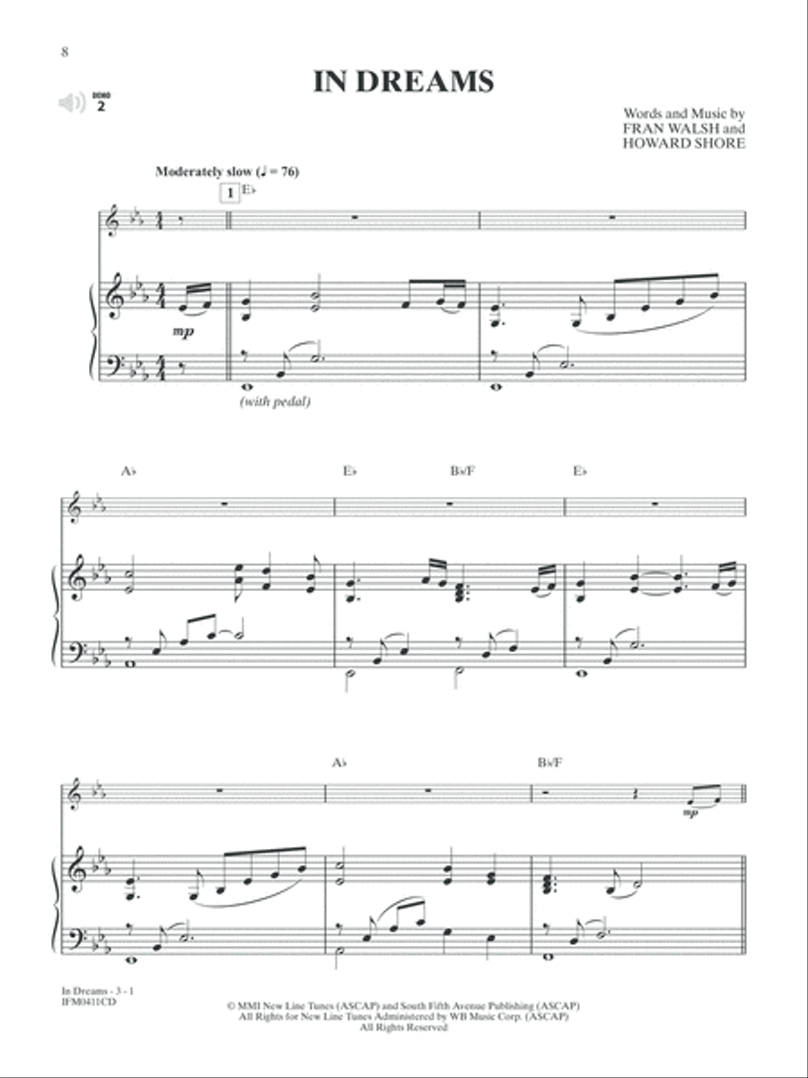The Lord of the Rings - Instrumental Solos (Piano Accompaniment) Piano Accompaniment scores gallery preview page 4