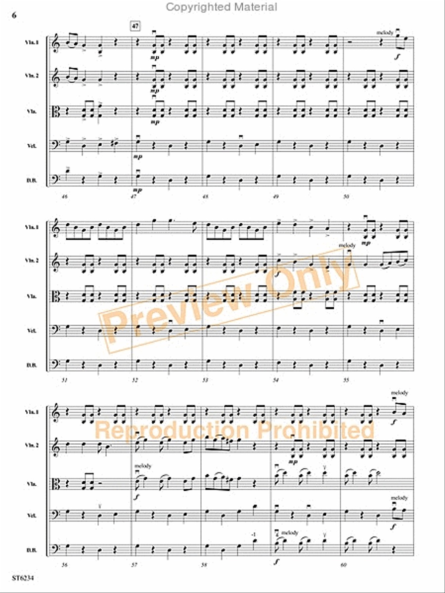 Bayou Self Bayou Self String Orchestra scores gallery preview page 5