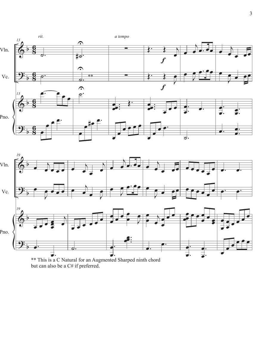 What Child is This? Violin and Cello Solos Violin Solo scores gallery preview page 3