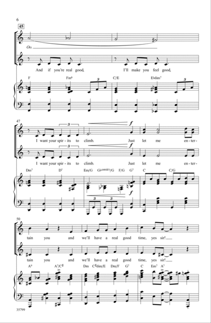 Let Me Entertain You (from Gypsy) Choir scores gallery preview page 5