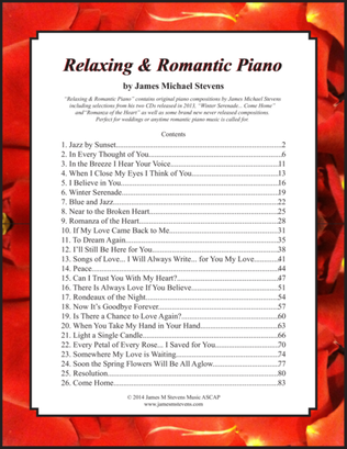 Book cover for Relaxing & Romantic Piano