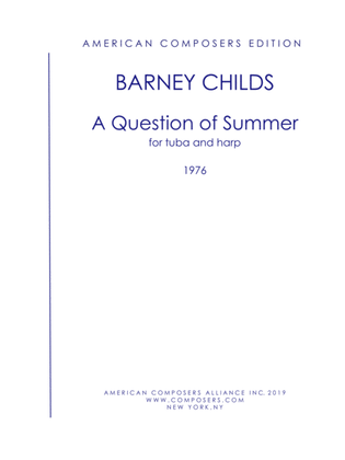 [Childs] A Question of Summer