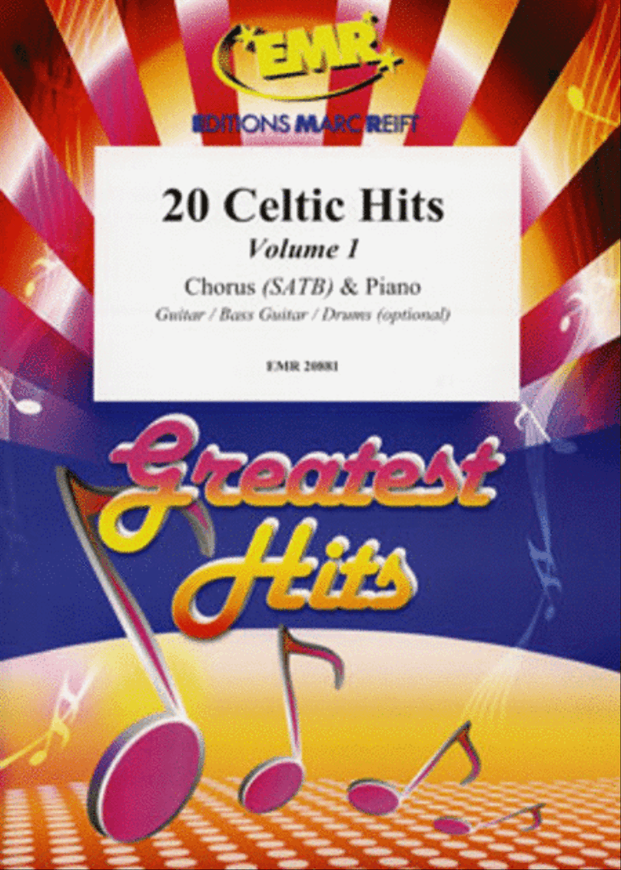 20 Celtic Hits Volume 1 4-Part scores gallery preview page 1