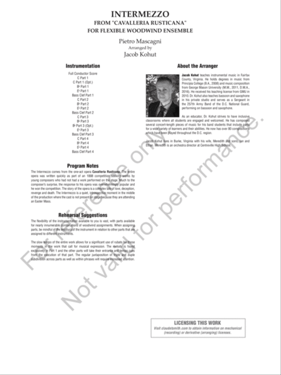 Intermezzo Intermezzo School and Community scores gallery preview page 3