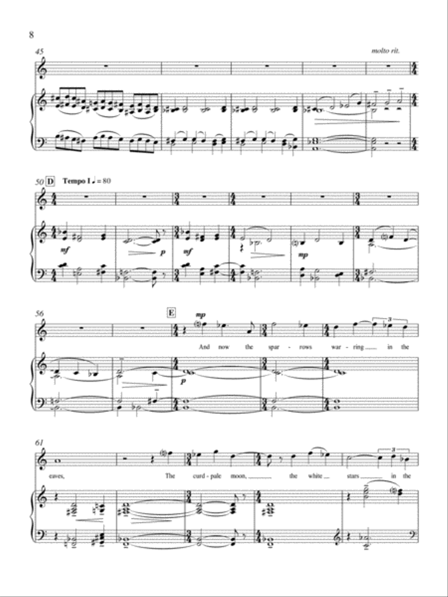 Yeats Songs Cello scores gallery preview page 6