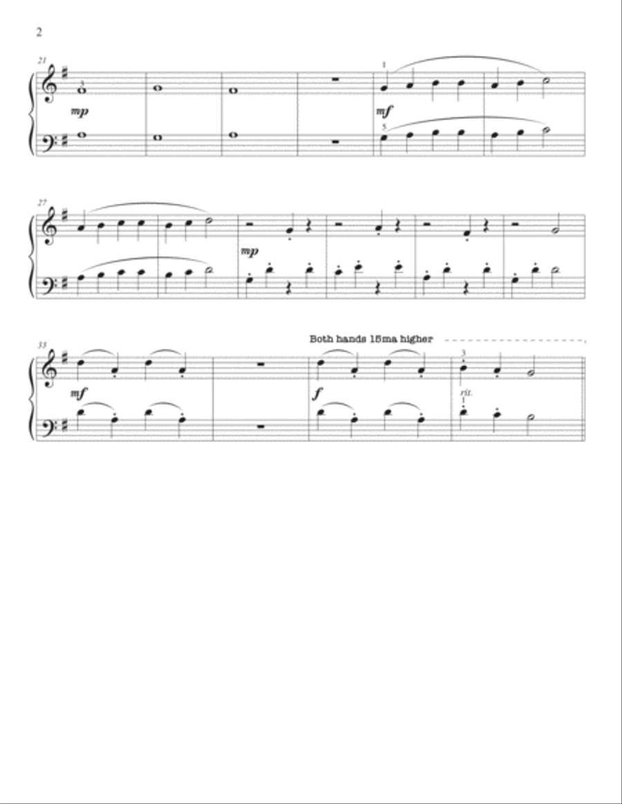 Come Play With Me! Easy Piano scores gallery preview page 2