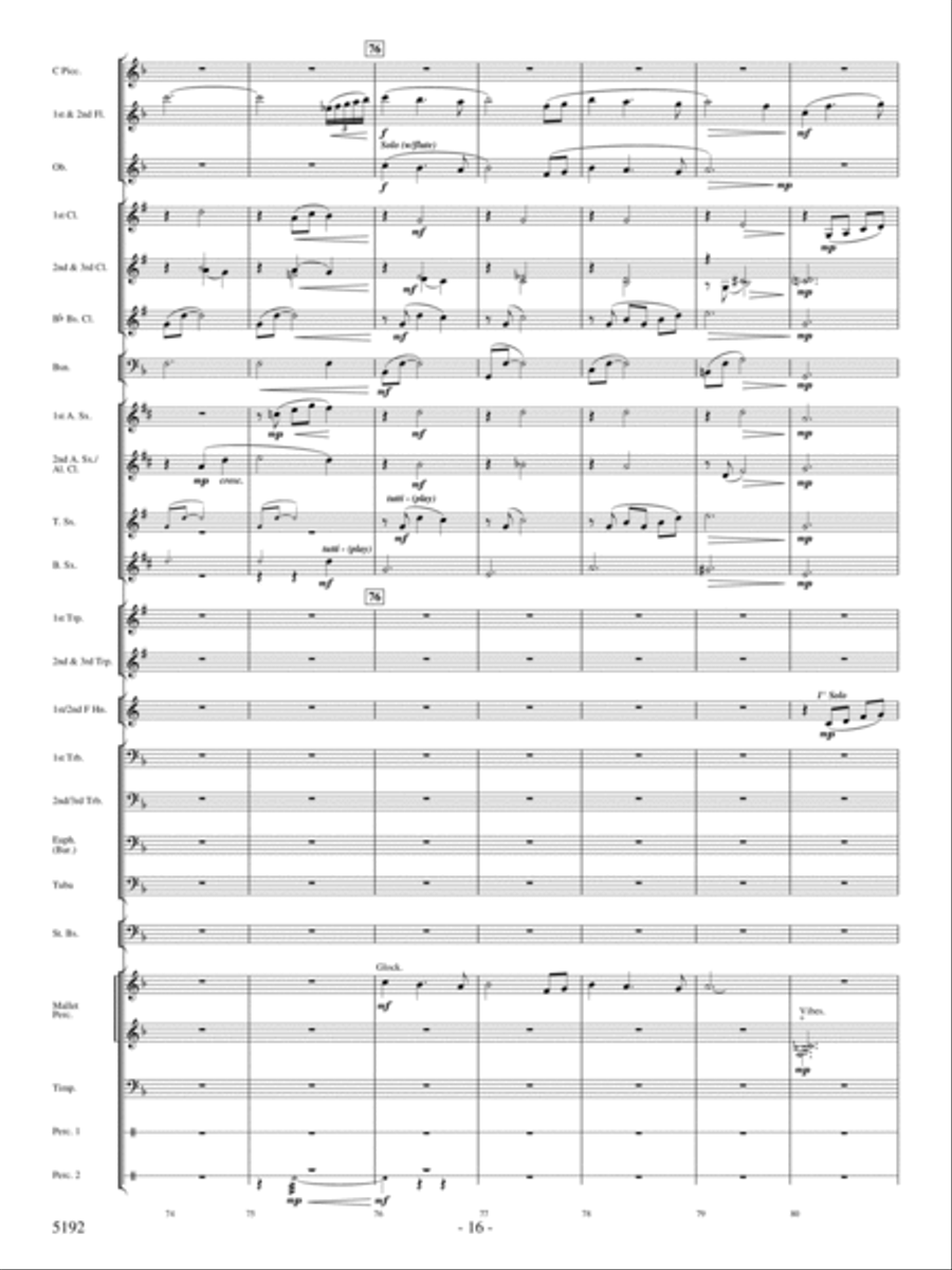 Main Street Celebration Main Street Celebration Concert Band scores gallery preview page 15