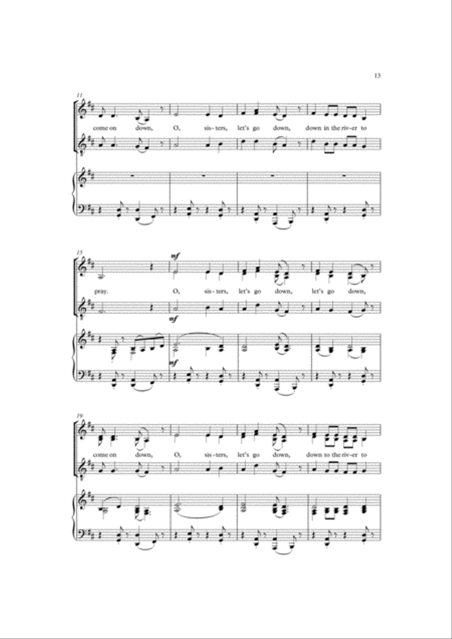 My Song in the Night (Anthology) 4-Part scores gallery preview page 3