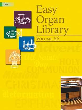 Book cover for Easy Organ Library, Vol. 56
