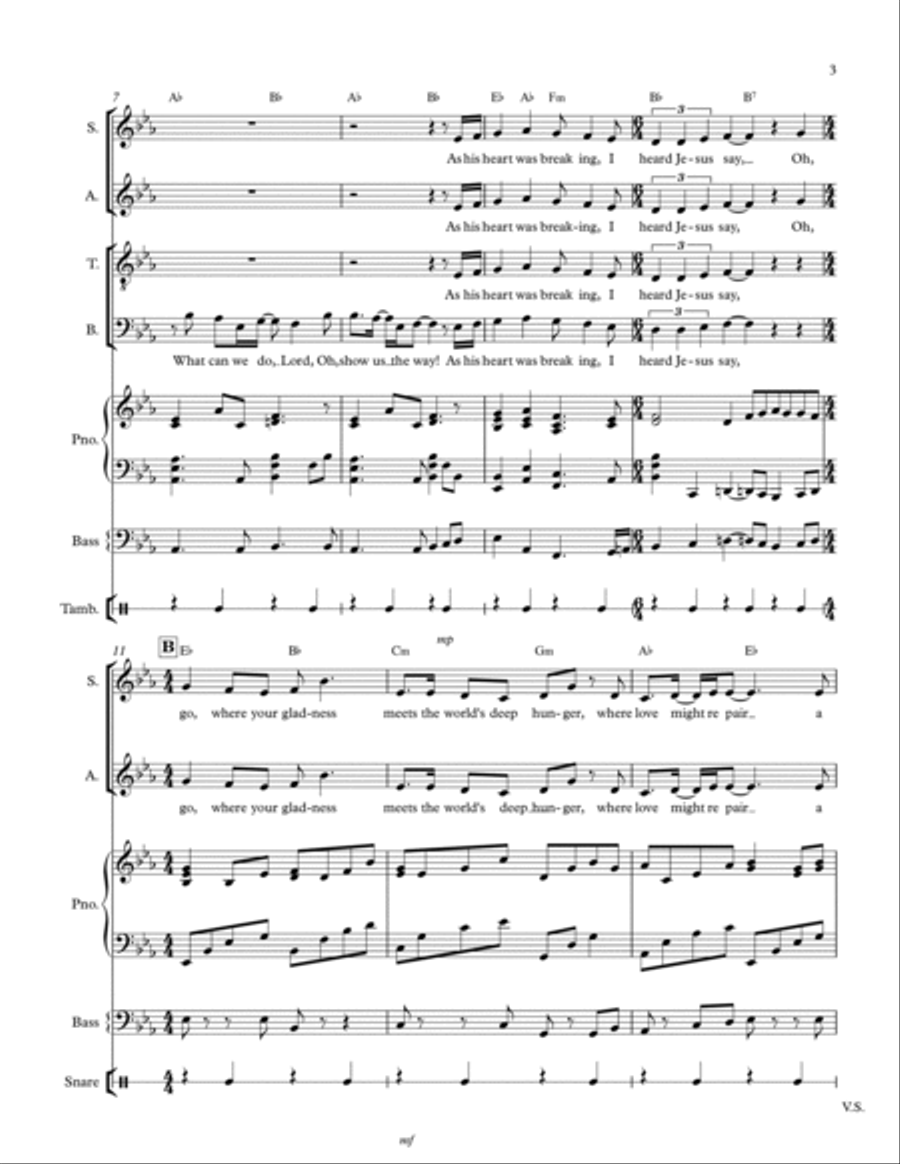 ANSWER THE CALLING 4-Part scores gallery preview page 3