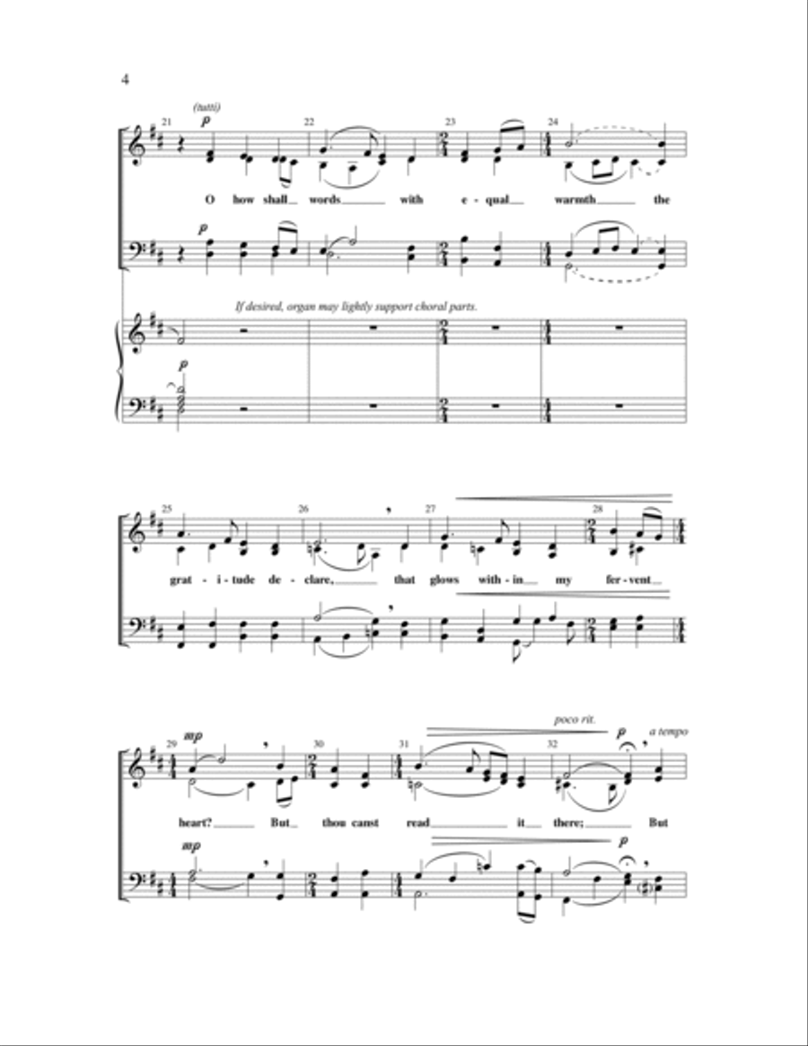 Lost In Wonder, Love And Praise 4-Part scores gallery preview page 3