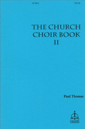 Book cover for The Church Choir Book, Set II