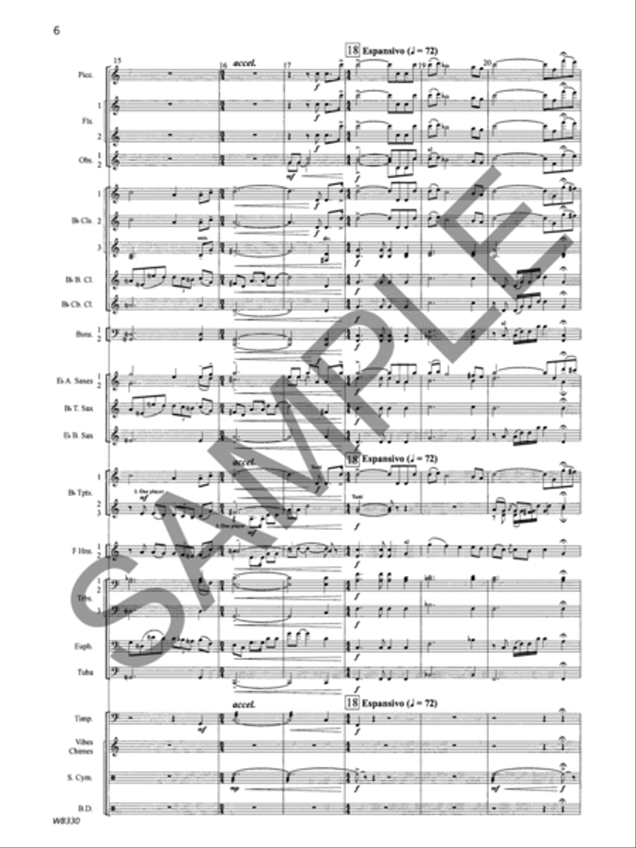 Yosemite Autumn Concert Band scores gallery preview page 4