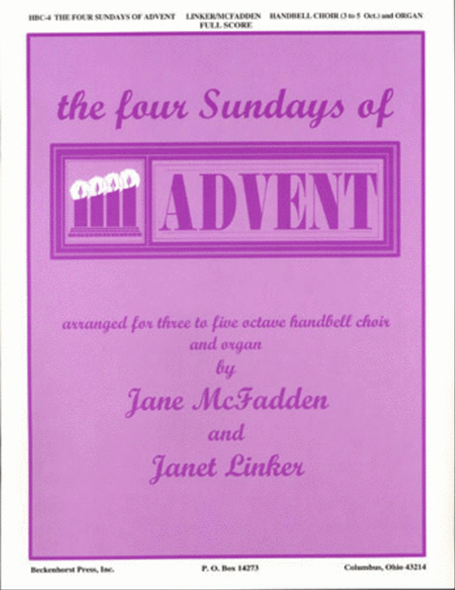 The Four Sundays of Advent - full score Handbell Choir scores gallery preview page 1