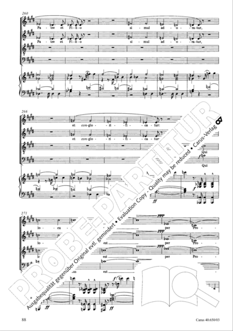 Petite Messe solennelle 4-Part scores gallery preview page 91