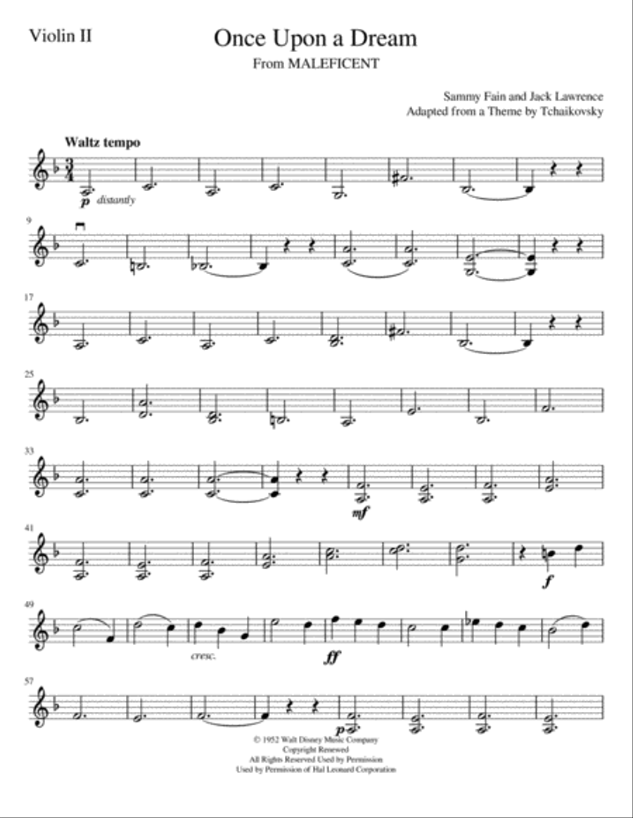 Once Upon A Dream Once Upon A Dream String Trio scores gallery preview page 6
