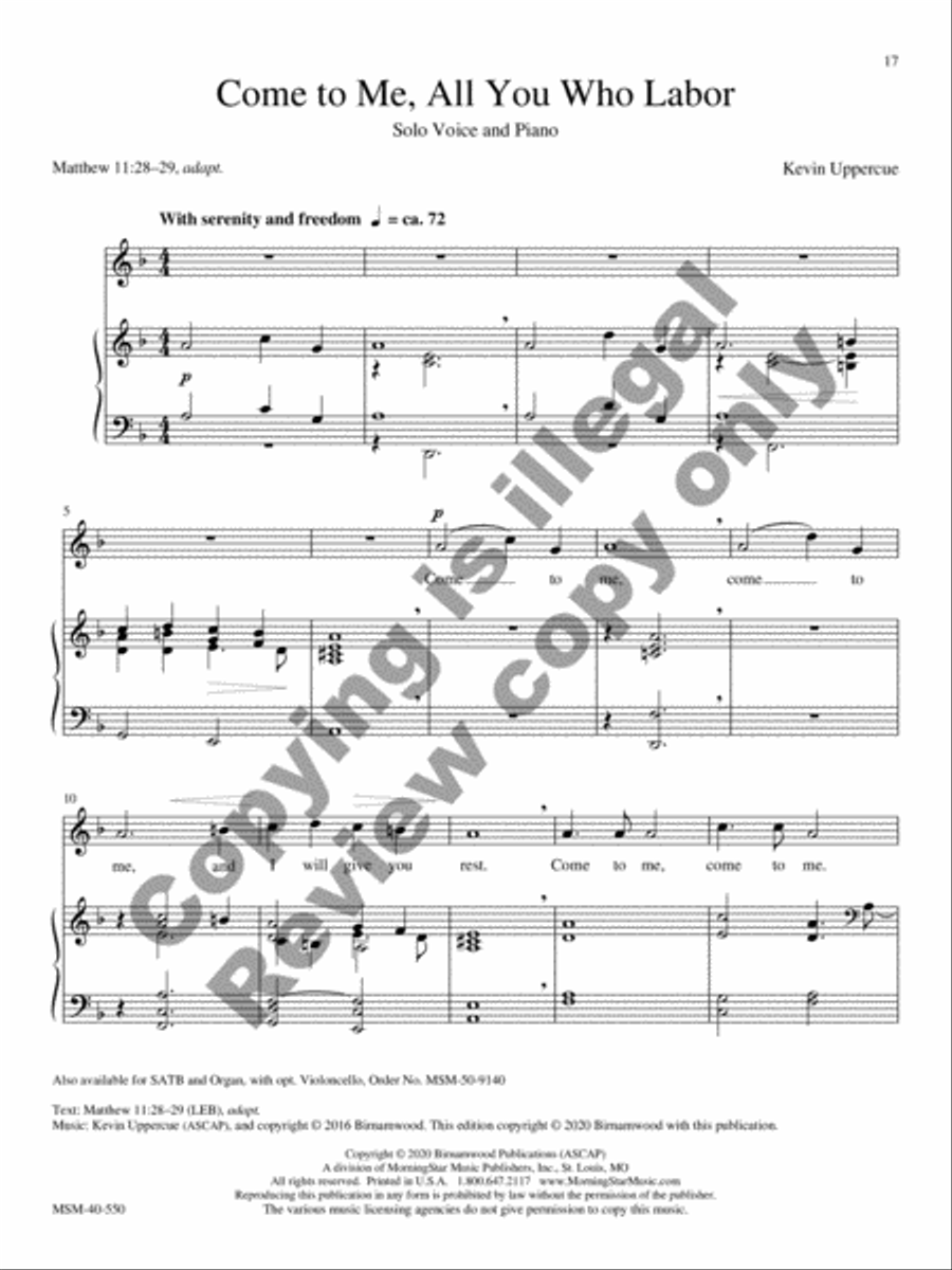 Sing Praise Voice Solo scores gallery preview page 11