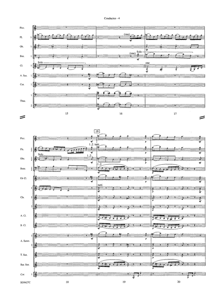 Variations on a Theme of Robert Schumann: Score