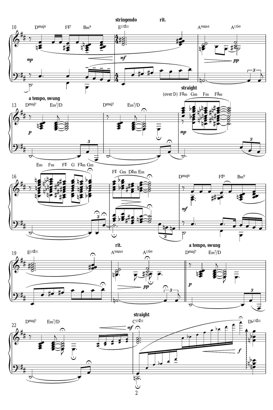 Reflections In D Reflections In D Piano Solo scores gallery preview page 2