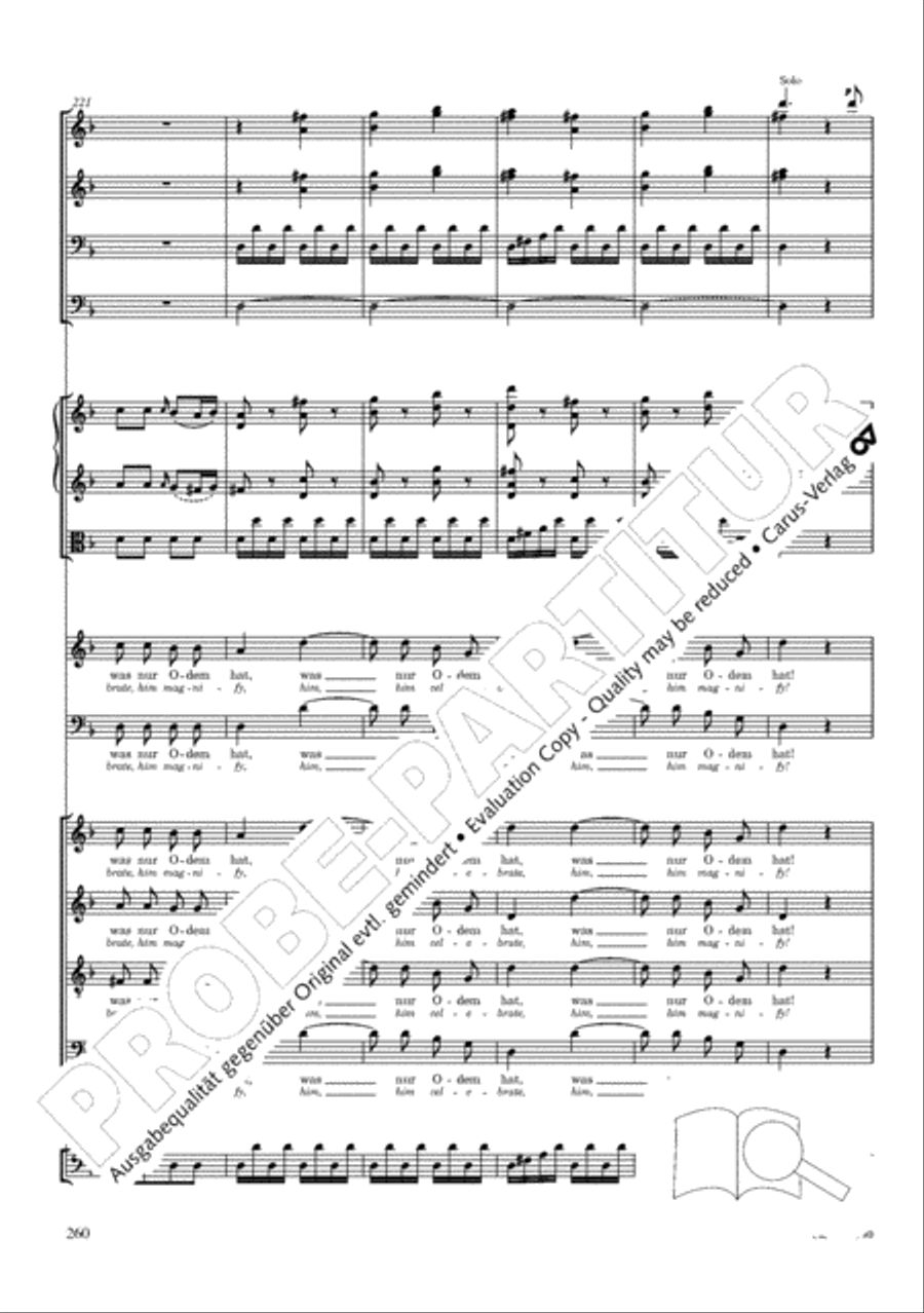 The Creation (Die Schopfung) 4-Part scores gallery preview page 280