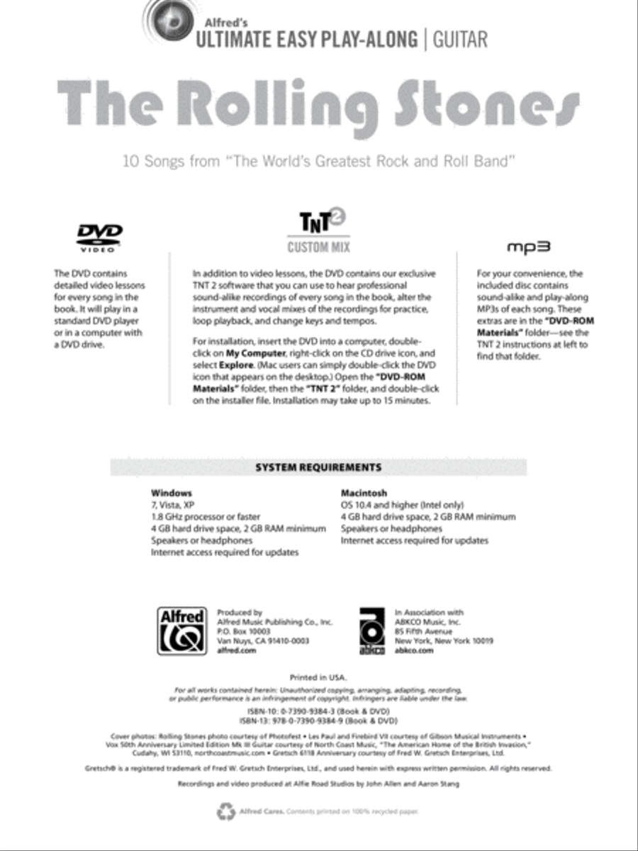 Ultimate Easy Guitar Play-Along -- The Rolling Stones Guitar Tablature scores gallery preview page 2