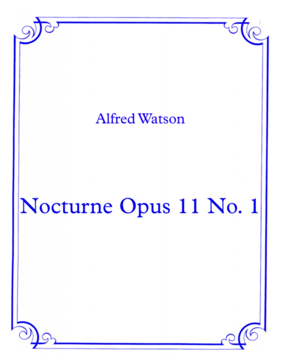 Nocturne Opus 11 No. 1 Nocturne Opus 11 No. 1 Piano Solo scores gallery preview page 1