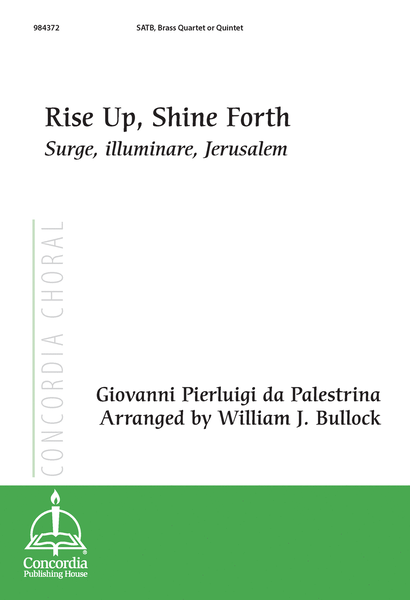 Rise Up, Shine Forth / Surge, illuminare, Jerusalem (Choral Score) image number null