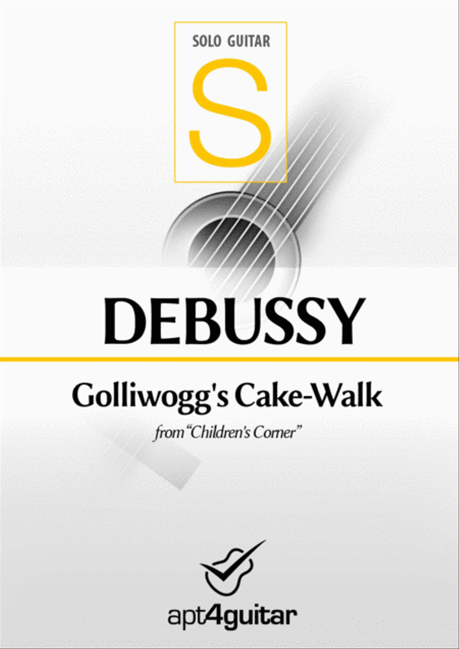 Golliwogg's Cake-Walk Golliwogg's Cake-Walk Classical Guitar scores gallery preview page 1
