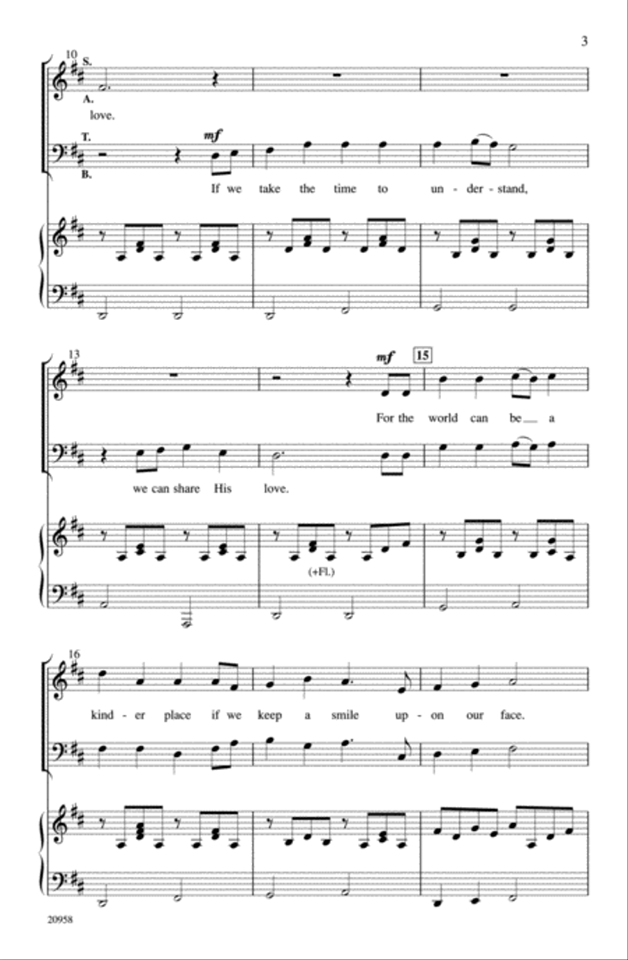 We Can Share His Love We Can Share His Love 4-Part scores gallery preview page 14