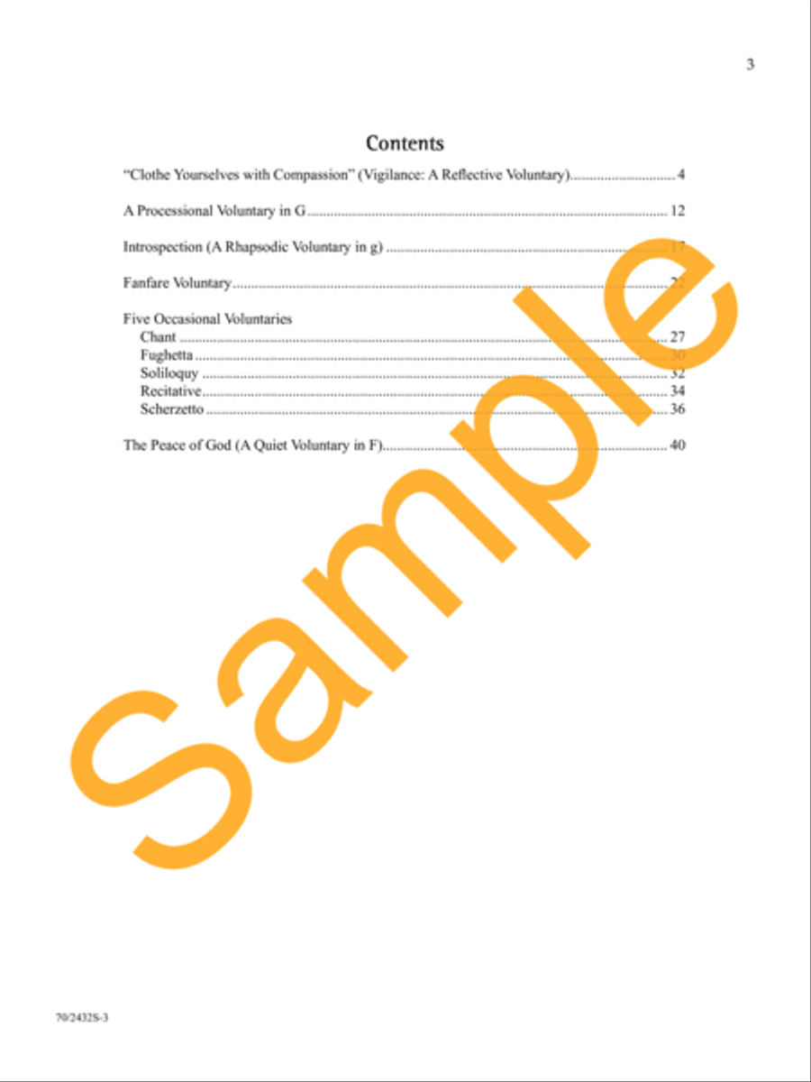 An Array of Voluntaries Organ Solo scores gallery preview page 4