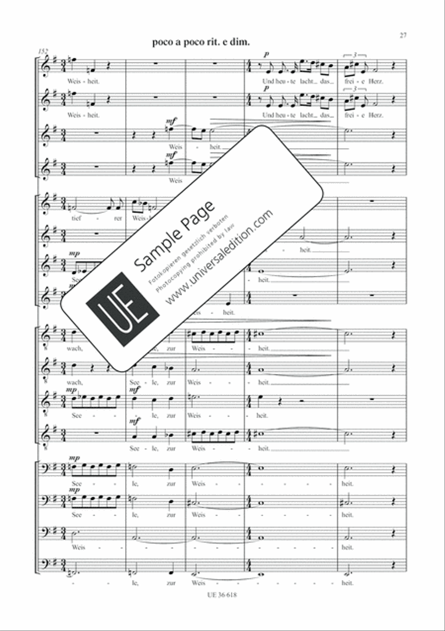 Im Sommerwind 4-Part scores gallery preview page 29