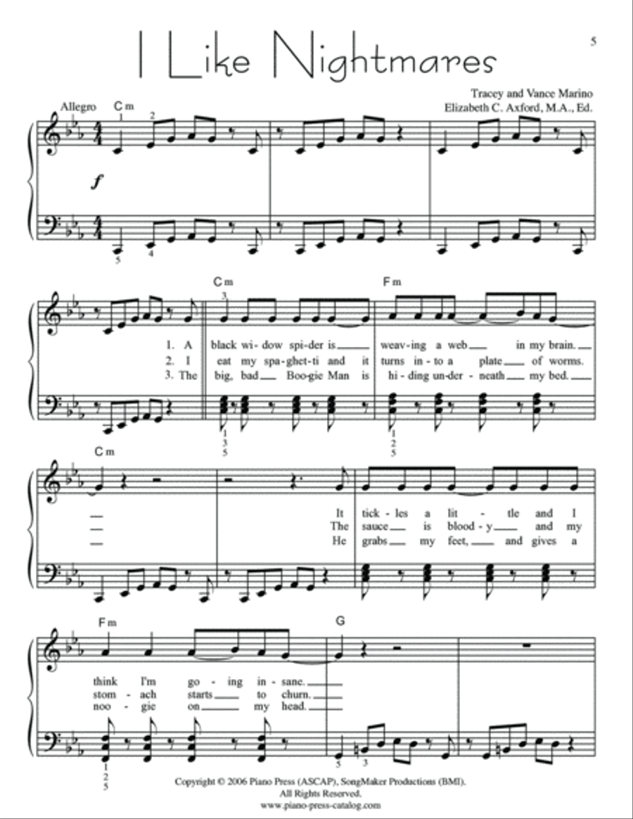 My Halloween Fun Book Level Four Piano Method scores gallery preview page 6