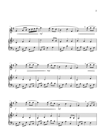 Intermezzo from Cavalleria Rusticana for easy clarinet and piano image number null