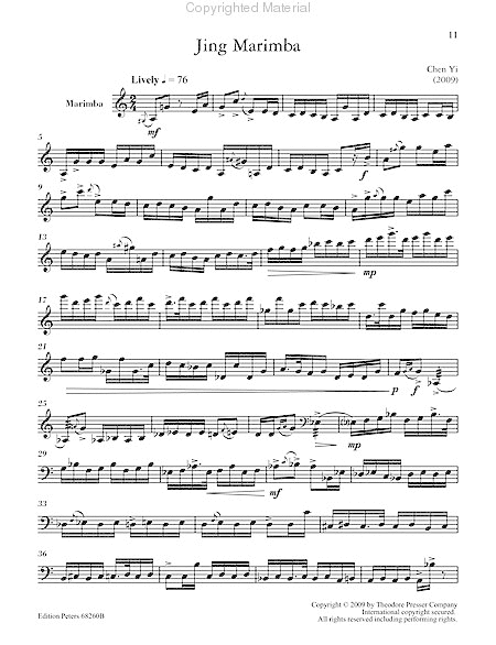 Intermediate Masterworks for Marimba, Volume 2