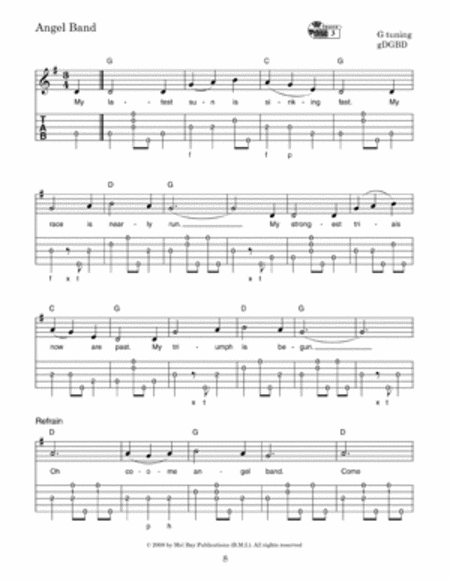 Gospel Tunes for Clawhammer Banjo image number null