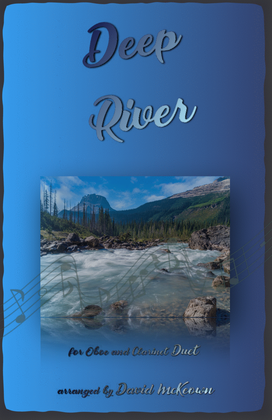 Book cover for Deep River, Gospel Song for Oboe and Clarinet Duet