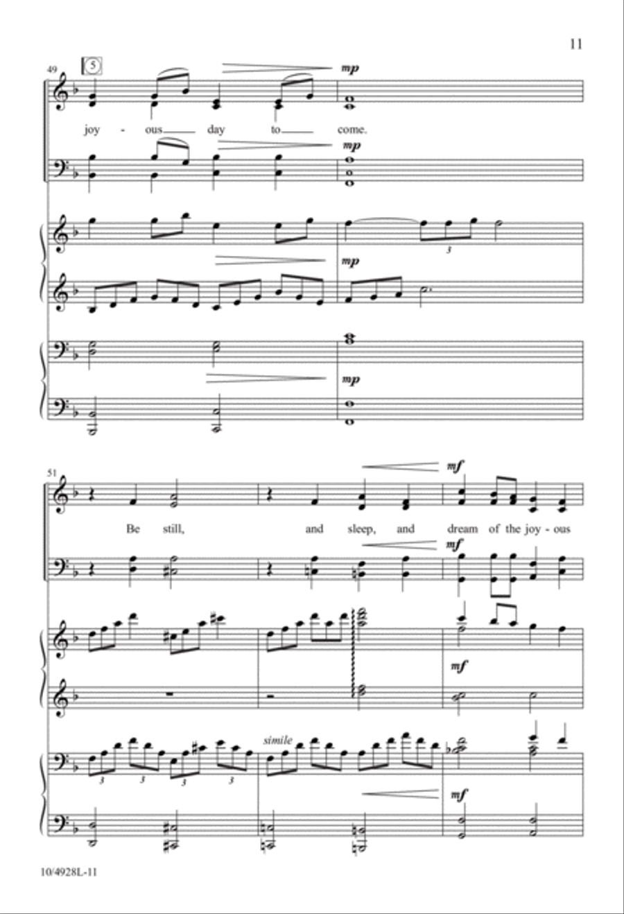 Still, Still, Still 4-Part scores gallery preview page 11