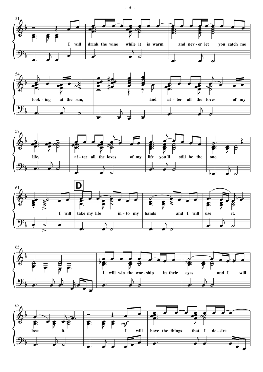 Macarthur Park Voice scores gallery preview page 4